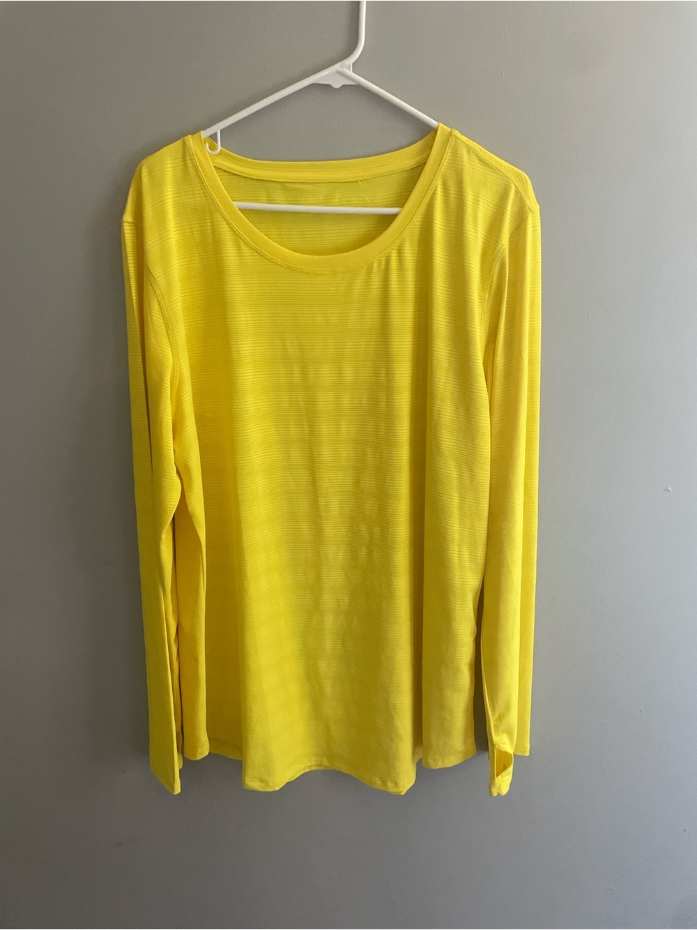 ZYIA Active Neon Yellow Long Sleeve Performance Top Women’s XXXL